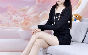 538/月月~【温婉静美】黑裙素袜白高跟,姿态勾勒女性美。
