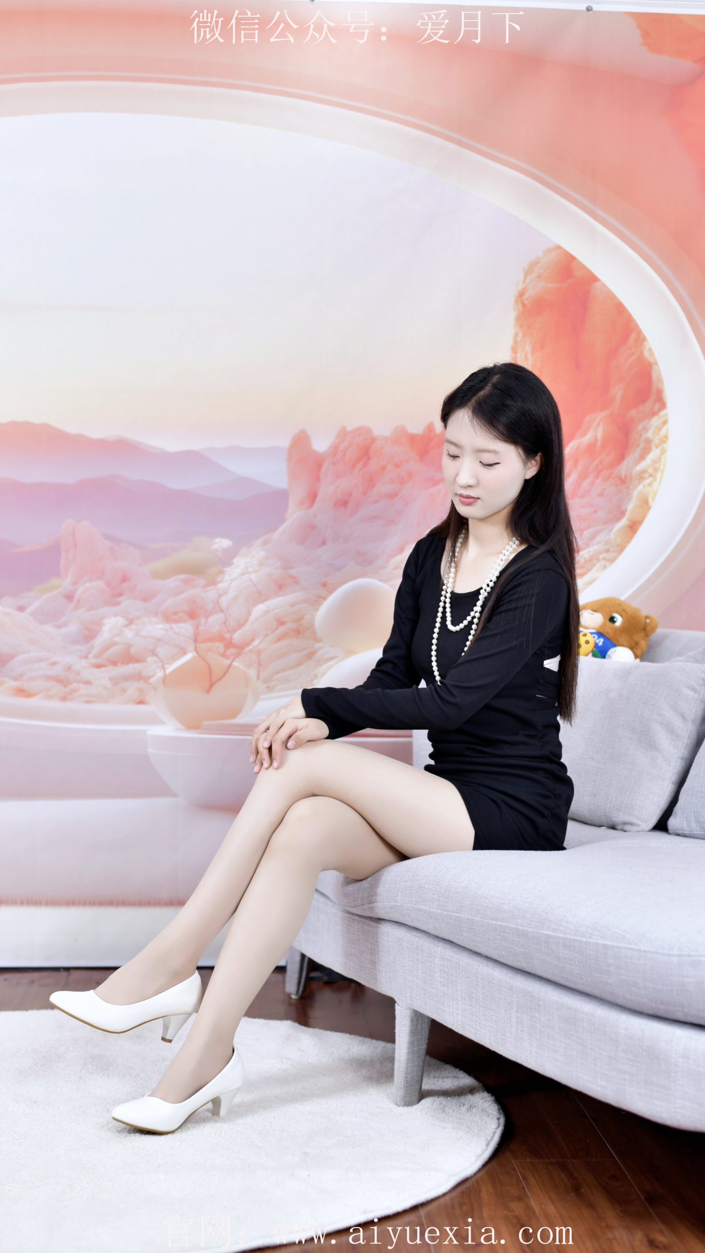 538/月月~【温婉静美】黑裙素袜白高跟，姿态勾勒女性美。