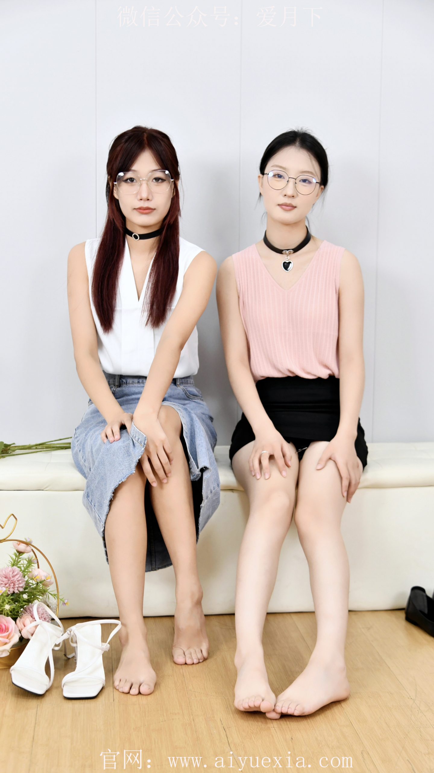 557/月月、阿若~【姐妹俪影】瑜伽玩闹，锻炼核心力量，共展穿搭美足风情。