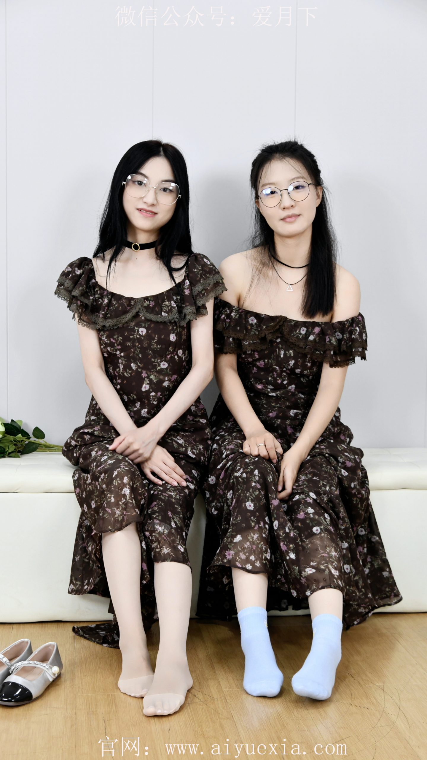 585/月月、柒柒~【嬉乐瑜伽】碎花裙闺蜜组，挠Jio瑜伽齐上阵，双姝烂漫共时光。
