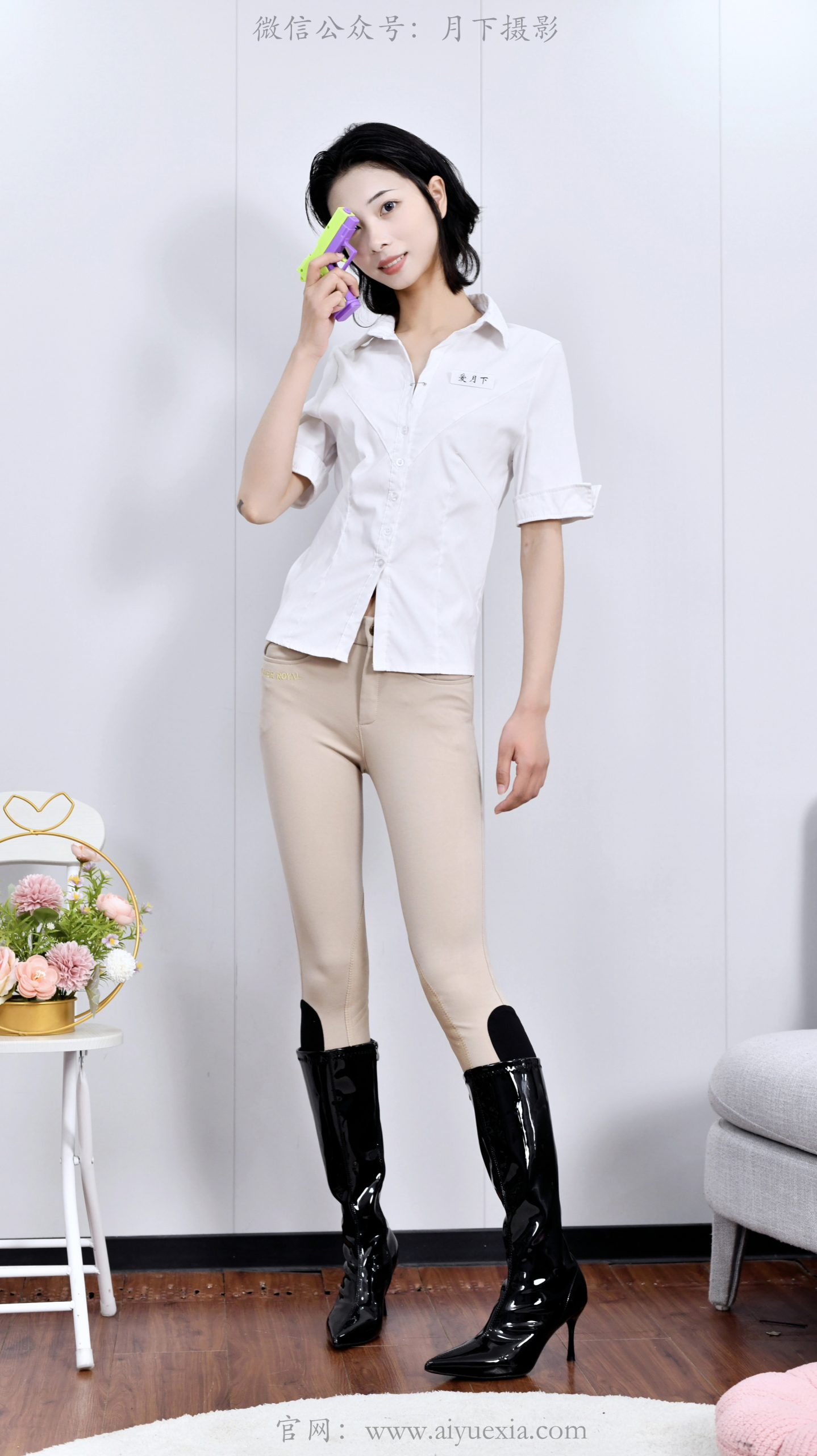 711/斯文~【飒爽英姿】马裤长靴，英气又俏皮。