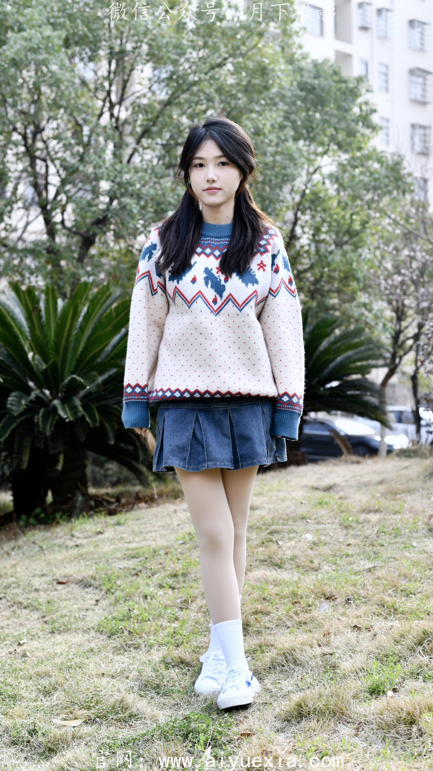 729/夏夏 ~【回力怀旧】暖春闲庭，素鞋柔袜尽显清甜态。